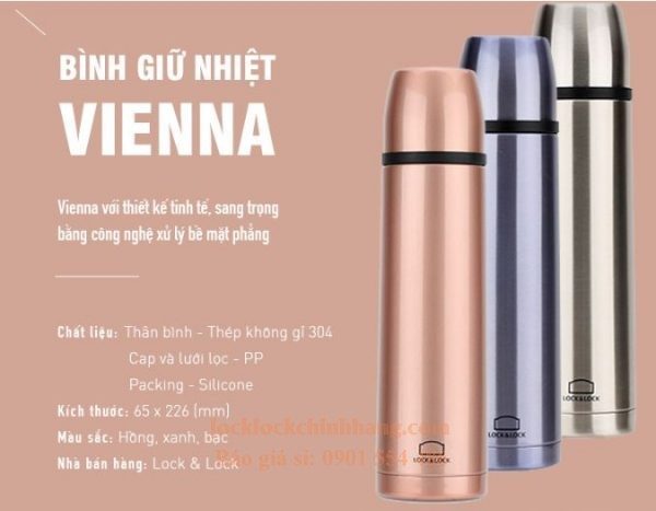 Bình Giữ Nhiệt Lock&Lock 500ml LHC1430 Vienna 10 Bình Giữ Nhiệt Lock&Lock 500ml LHC1430 Vienna 1