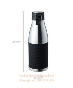 Bình Giữ Nhiệt Lock&Lock 430ml Cylinder Bottle Màu Bạc [LHC4145SLV]