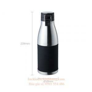 Bình Giữ Nhiệt Lock&Lock 430ml Cylinder Bottle Màu Bạc [LHC4145SLV]