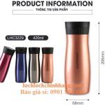 Bình Giữ Nhiệt Lock&Lock 420ml Pin Tumbler LHC3229 Bằng Thép Không Gỉ 6