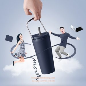 Bình Giữ Nhiệt Lock&Lock 540ml Bucket Tumbler Kèm Ống Hút LHC4268 (3 màu) 11