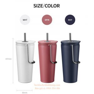 Bình Giữ Nhiệt Lock&Lock 540ml Bucket Tumbler Kèm Ống Hút LHC4268 (3 màu) 2