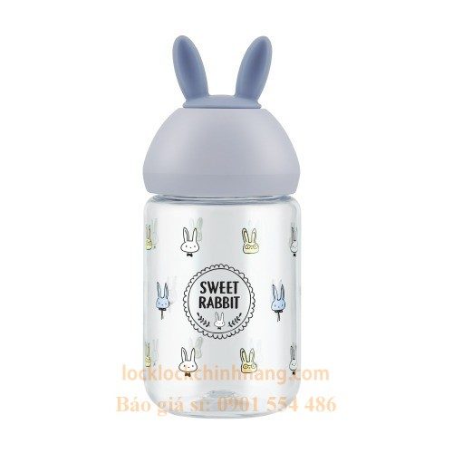 Bình Nước Lock&Lock 380ML Bottle Hình Tai Thỏ ABF652 13 Bình Nước Lock&Lock 380ML Bottle Hình Tai Thỏ ABF652 7