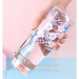 Bình Nước Nhựa Lock&Lock 500ml One Touch ABF687 5 Bình Nước Nhựa Lock&Lock 500ml One Touch ABF687 5
