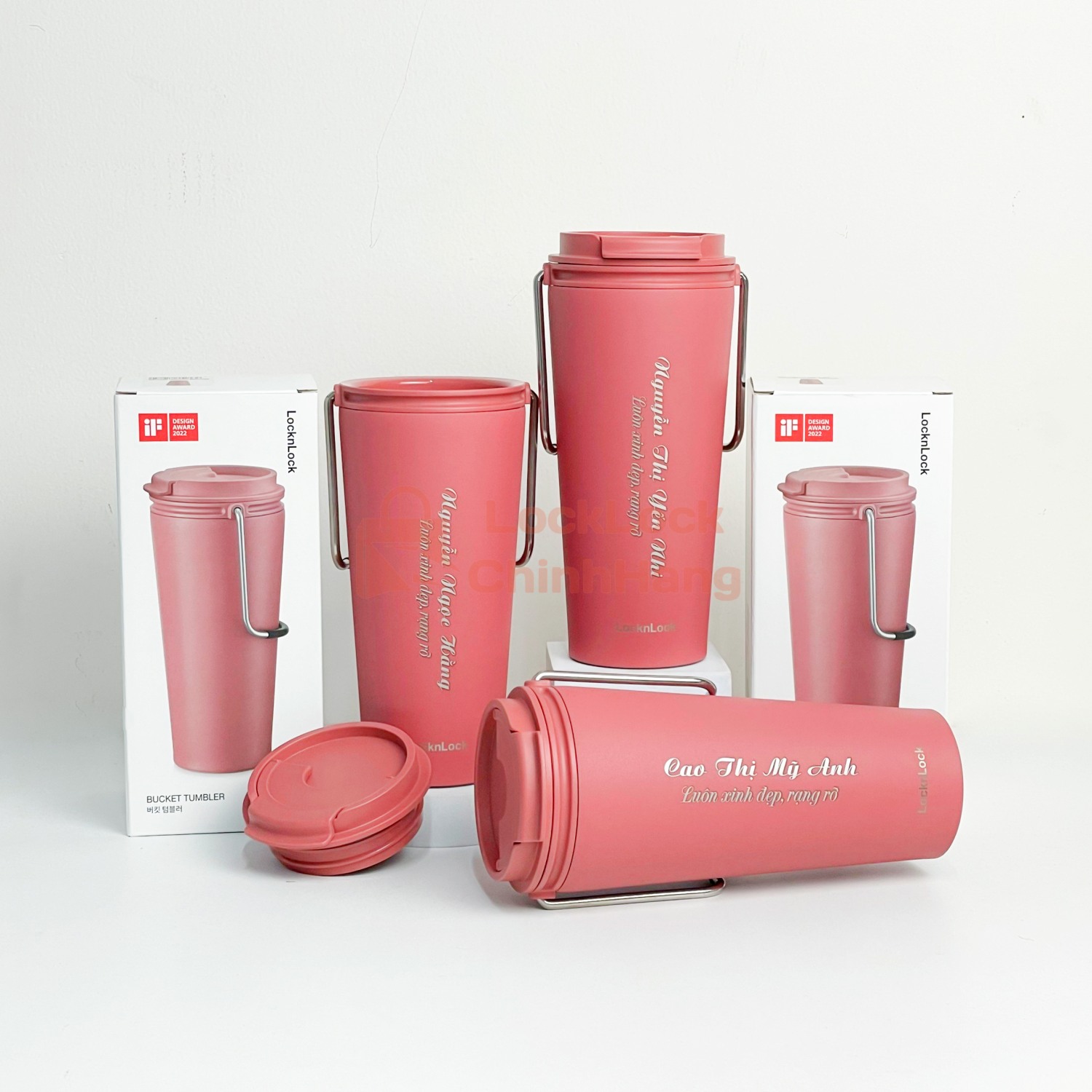 Bình giữ nhiệt LocknLock 540ml Bucket Tumbler LHC4269 - locklockchinhhang.com