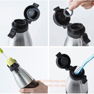 Bình Giữ Nhiệt Lock&Lock 430ml Cylinder Bottle Màu Bạc [LHC4145SLV] 3