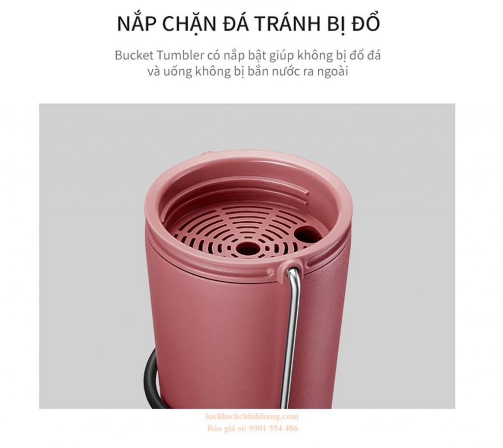 Bình Giữ Nhiệt Lock&Lock 540ml Bucket Tumbler LHC4269 (3 màu) 11
