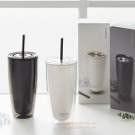 Ly Nhựa Lock&Lock 750ml 2 Lớp Kèm Ống Hút HAP507 1