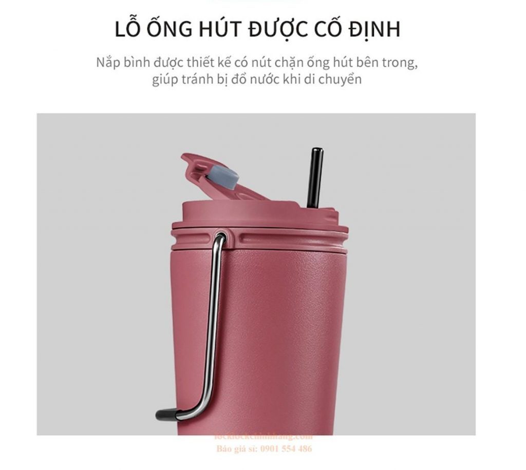 Bình Giữ Nhiệt Lock&Lock 540ml Bucket Tumbler LHC4269 (3 màu) 12