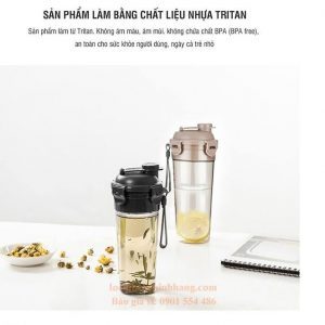 Bình Lắc Lock&Lock 680ml Mixer Botte - ABF934N (Màu Nâu, Màu Xám) 3