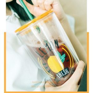 Ly Nhựa Lock&Lock 750ml HAP507YEL Có Ống Hút 17