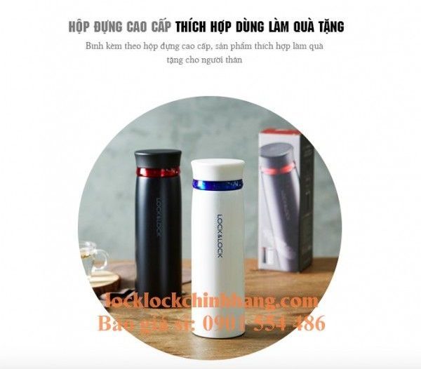 Bình Giữ Nhiệt Lock&Lock 450ml Feather Light LHC4131 4