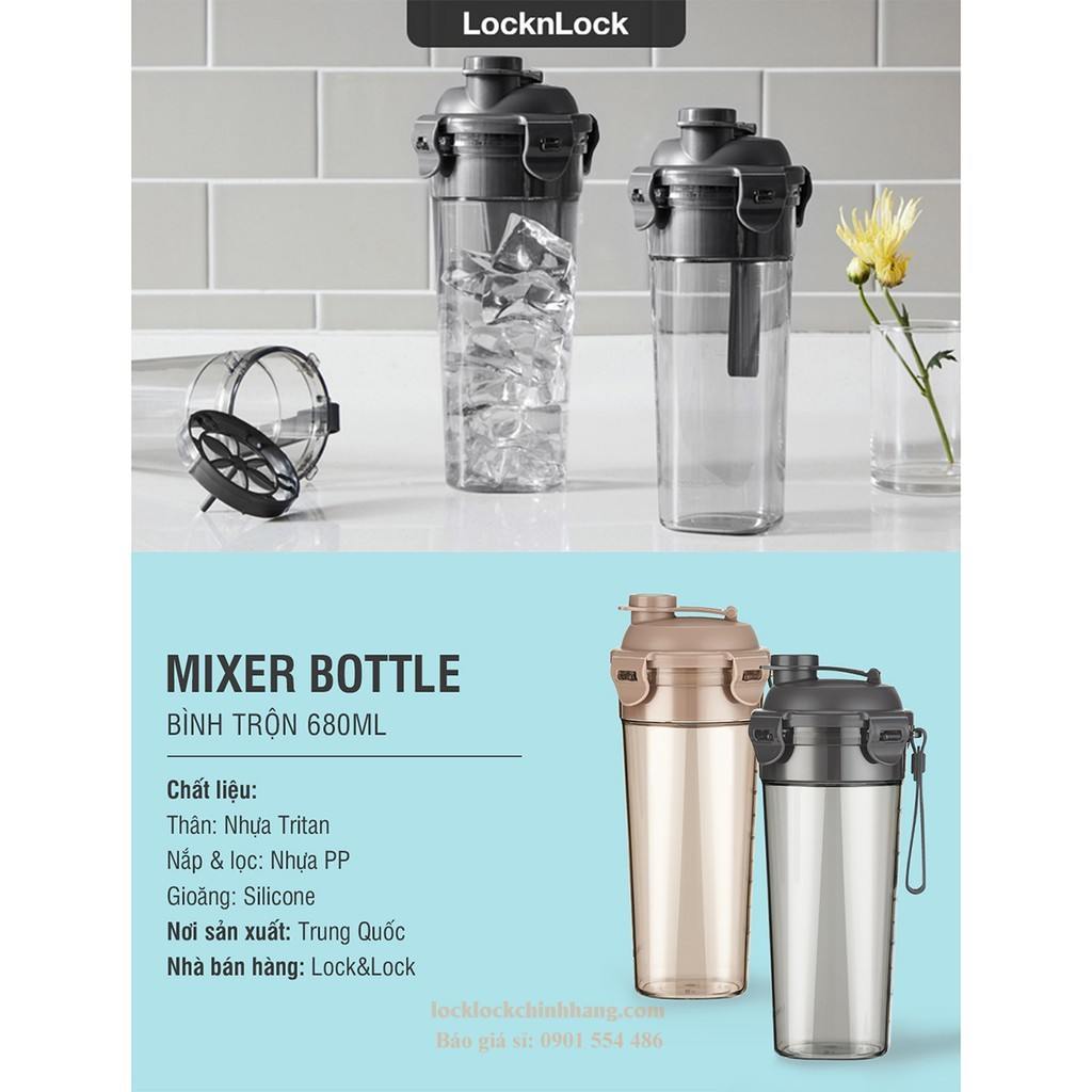 Bình Lắc Lock&Lock 680ml Mixer Botte - ABF934N (Màu Nâu, Màu Xám) 5
