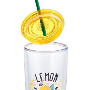 Ly Nhựa Lock&Lock 750ml HAP507YEL Có Ống Hút 8