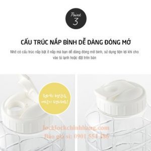 Bình Nước Nhựa Lock&Lock 1L Jug HAP810 4