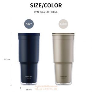 Ly Nhựa 2 Lớp LocknLock 900ml HAP502 2