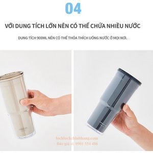 Ly Nhựa 2 Lớp LocknLock 900ml HAP502 10