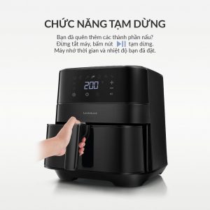 Nồi chiên không dầu Lock&Lock Deluxe Air Fryer 5.5L - màu đen EJF284BLK 3 860833da57fd06b669273735bc5248a0 2