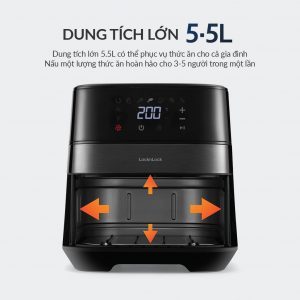 Nồi chiên không dầu Lock&Lock Deluxe Air Fryer 5.5L - màu đen EJF284BLK 2 fd6026905d84c765ed7b7748e356190c 2