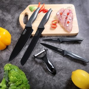 Bộ dao nhà bếp 5 món COOKPLUS Lock & Lock CKK101S5BLK 4 036edf2b2f0339ffea3600eaab2c8d01 2