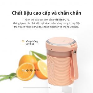 Máy xay sinh tố cầm tay Lock&Lock 300ml - Màu PINK EJJ321PIK 7 03aa76def5c0ce132fd70010f184c4fc 1