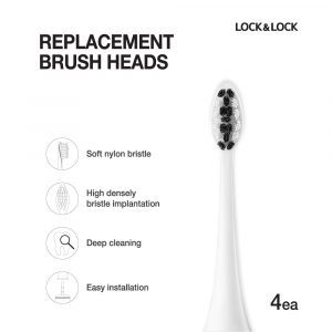 Đầu bàn chải điện Lock&Lock ENR546 thay thế cho đầu bàn chải cho sản phẩm ENR346 3 3441de673a6de015a4e60b1c3f39fd45