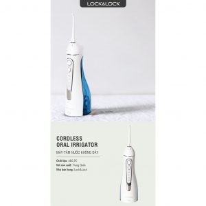 Máy tăm nước không dây Lock&Lock Cordless Oral Irrigator 200ml - Màu xanh - ENR156BLU 2 3d879899ad49609f247532d9f9048bed