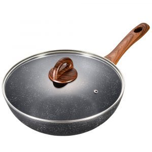 Chảo nhôm sâu lòng chống dính BAUM Marble 30cm, nắp thủy tinh Lock&Lock LBU1305 1 4b6f06cecae5c29e25711284fc890eaf
