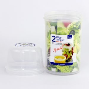 Hộp nhựa Lock&Lock Twist Two way 760ml+310ml - Nắp màu đỏ - LLS223R 3 4c7f9cc28fedcc6a894c4a5b4245476c 1