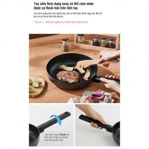 Chảo sâu lòng Soma Lock&Lock 28cm (Có thể dùng bếp từ) - Màu đen - LMH1285IH 7 54441fada27bea88055b0a73a0b407ad