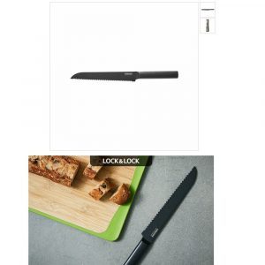 Dao nhà bếp Bread Knife dài 330 mm, bằng thép không gỉ, hiệu Lock&Lock Màu đen CKK313 3 67b5f74a743a71fbedc2af81327ee061