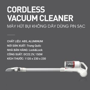 Máy hút bụi không dây dùng pin sạc Lock&Lock ENV116WHT 5 778a8100a1575e09e1da51acd9d7896b