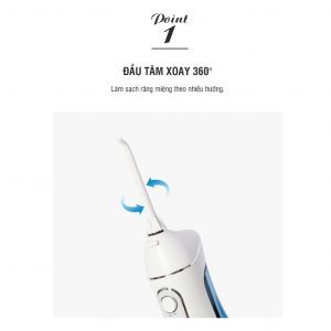 Máy tăm nước không dây Lock&Lock Cordless Oral Irrigator 200ml - Màu xanh - ENR156BLU 4 99059f5b176432667aaadc8839705c7e