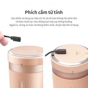 Máy xay sinh tố cầm tay Lock&Lock 300ml - Màu PINK EJJ321PIK 3 9d08573bfe89458f8d0ba637f87380c5 1