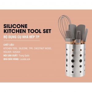 Bộ dụng cụ nhà bếp 7P Lock&Lock - màu xám - CKT226 2 c9da9218bb1ed794f03c6f80002e5a4c