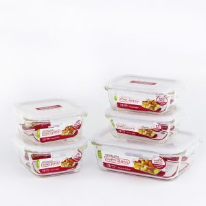 Bộ 5 hộp thủy tinh Lock&Lock Euro (LLG214x2, LLG422x2, LLG445x1) 3 d80a9645718c1924b5c03021ca86b653