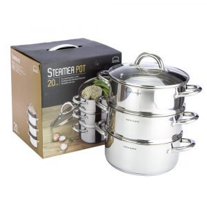 Nồi hấp 3 tầng bằng Innox Lock&Lock 20cm -LLH1202 4 da6eeed191e54a1a9de50cfb0b780edc