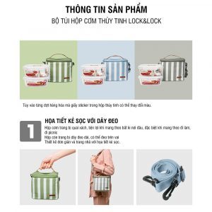 Bộ túi hộp cơm thủy tinh Lock&Lock 3EA - LLG428S2 (3 màu) 5 e14bfbf1d6b203ed0d8aee2dfac855fb