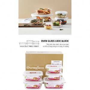 Bộ 5 hộp thủy tinh Lock&Lock Euro LLG423S5 5 ea495a1f08b34b0b087d2ede1988685d