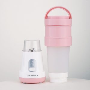 Máy xay sinh tố Có Thể Gập Lại USB Lock & Lock, 500ML Màu Hồng EJM221PIK 1 f43531e1d8a124699258318f91ff2aa0