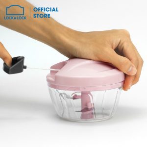 Dụng cụ băm rau củ quả Lock&Lock, Size S, 400ml - Màu Pink - CKS308PIK 4 f5abc9a9c4c1352ac60f40fd3d476941 1