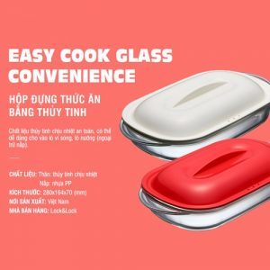 Hộp đựng thức ăn Thủy tinh tiện lợi Lock&Lock Easy Cook (L) 900MLLLG483W 2 fcd3b617d1eff91d7ee11a6836fa0fa4