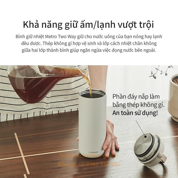 Bình Giữ Nhiệt Lock&Lock LHC4274 475ml Metro Two Way 17