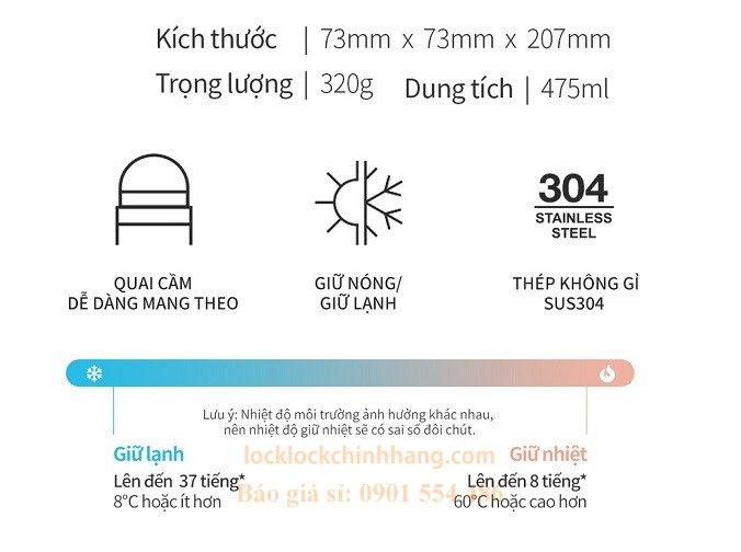 Bình Giữ Nhiệt Lock&Lock LHC4274 475ml Metro Two Way 12 binh giu nhiet locklock 475ml lhc4274 28