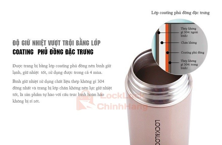 Bình Giữ Nhiệt Lock&Lock 500ml LHC3220 Feather Light Siêu Nhẹ 10 Bình Giữ Nhiệt Lock&Lock 500ml LHC3220 Feather Light Siêu Nhẹ 11