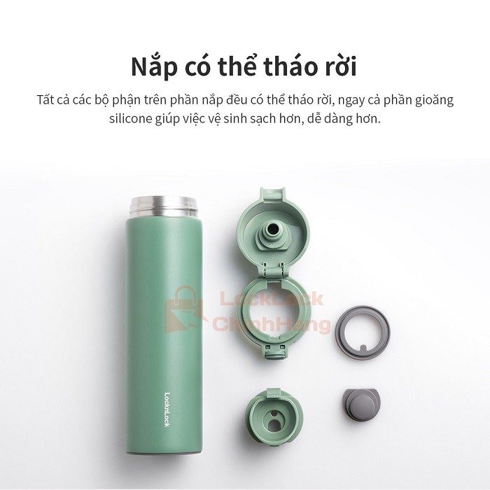Bình Giữ Nhiệt Lock&Lock 400ml – LHC3270 Slim Fit Onetouch 15 Bình Giữ Nhiệt Lock&Lock 400ml – LHC3270 Slim Fit Onetouch 13