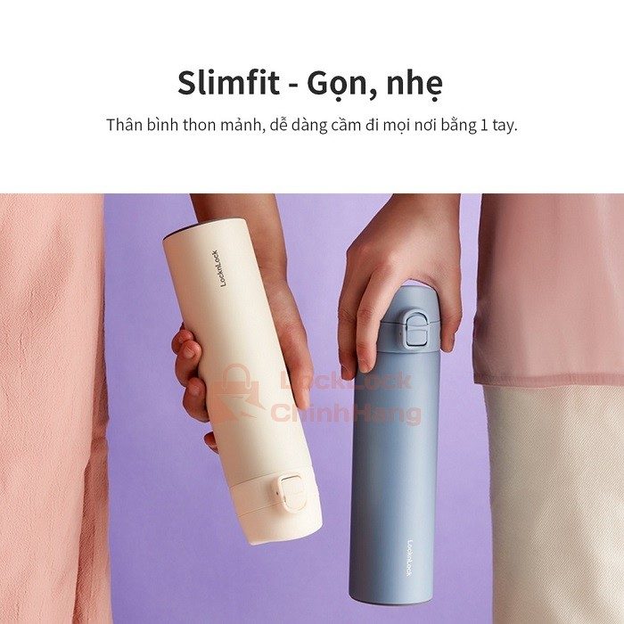 Bình Giữ Nhiệt Lock&Lock 400ml – LHC3270 Slim Fit Onetouch 14 Bình Giữ Nhiệt Lock&Lock 400ml – LHC3270 Slim Fit Onetouch 9