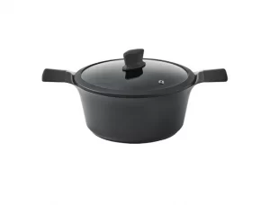 CAC2411 -Nồi EDGE Lock&Lock 24 cm ( Có thể sử dụng bếp từ ) – màu đen