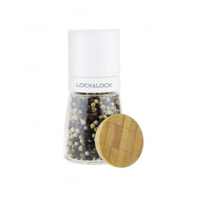 CKO115WHT-Hủ xay tiêu-140ml-Trắng-Thủy tinh-48