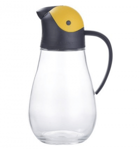 CKO201YEL-OCH-Bình đựng dầu bằng thủy tinh với nắp mở tự động Lock & Lock 550ml – Màu vàng